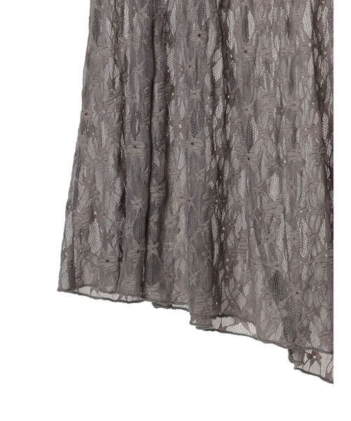 ELENCARE DUE（エレンカーレデュエ）の「・ELENCARE　DUE　レースアシンメトリースカート（スカート・レディース・アイボリー/ブラック/チャコールグレー・FREE）」の20枚目の写真