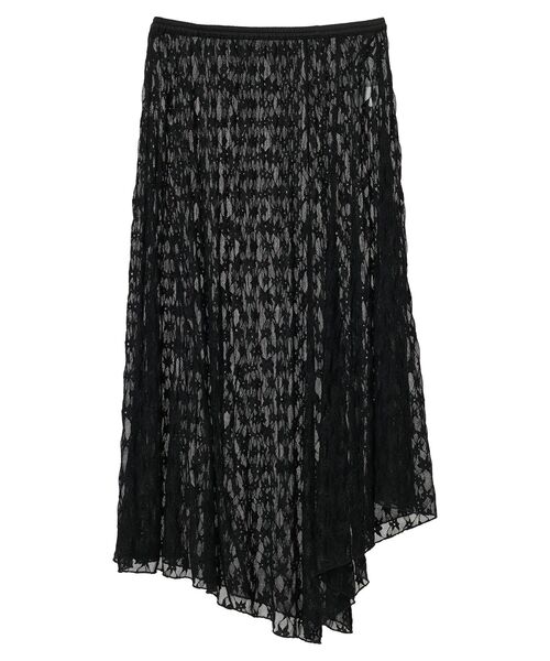 ELENCARE DUE（エレンカーレデュエ）の「・ELENCARE　DUE　レースアシンメトリースカート（スカート・レディース・アイボリー/ブラック/チャコールグレー・FREE）」の7枚目の写真