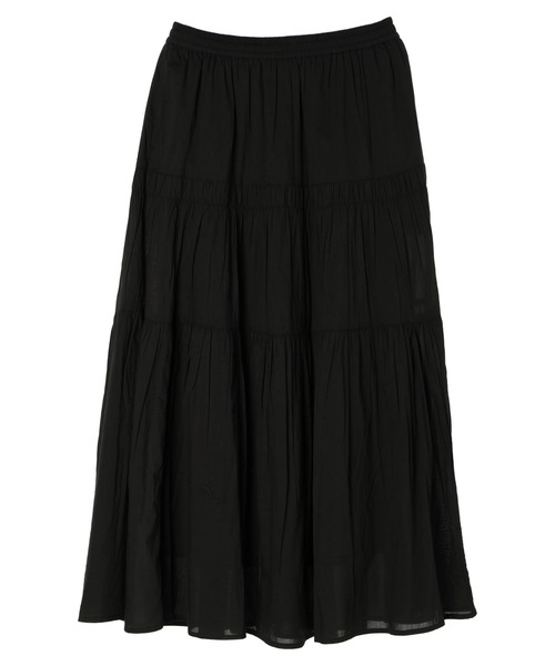 AMERICAN HOLIC（アメリカンホリック）の「インドコットンティアードボイルスカート（スカート・レディース・ブラック/その他14・L/M）」の21枚目の写真