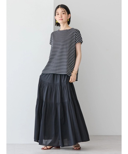 AMERICAN HOLIC（アメリカンホリック）の「インドコットンティアードボイルスカート（スカート・レディース・ブラック/その他14・L/M）」の8枚目の写真