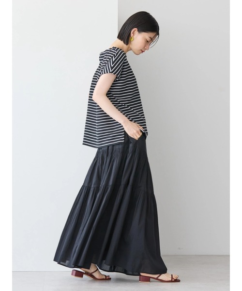 AMERICAN HOLIC（アメリカンホリック）の「インドコットンティアードボイルスカート（スカート・レディース・ブラック/その他14・L/M）」の9枚目の写真