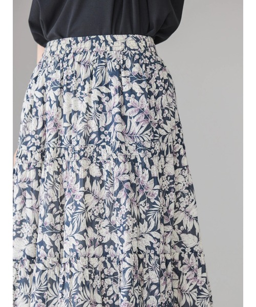 AMERICAN HOLIC（アメリカンホリック）の「インドコットンティアードボイルスカート（スカート・レディース・ブラック/その他14・L/M）」の11枚目の写真