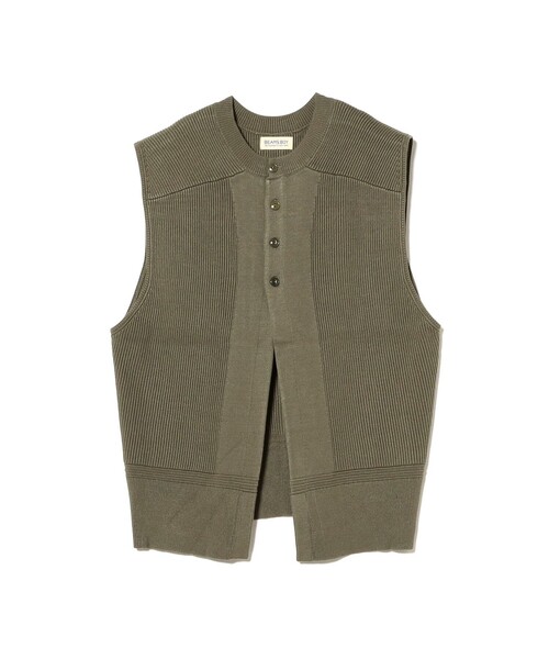 BEAMS BOY（ビームスボーイ）の「ミリタリー ロング ベスト（ベスト・レディース・ブラック/オリーブ・ONE SIZE）」の20枚目の写真