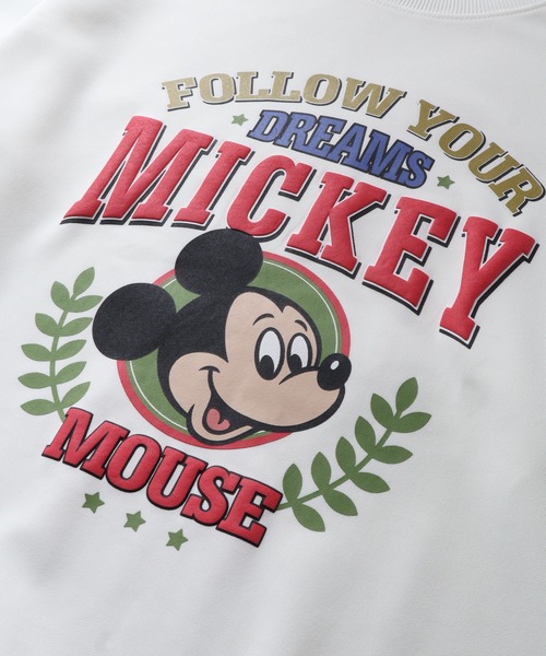 Disney(ディズニー)の「【Disney/ディズニー】ミッキーマウス アートワーク ポンチ スウェット トレーナー(スウェット・レディース・ネイビー/オフホワイト/イエロー/パープル・L/M)」の14枚目の写真