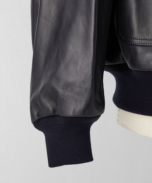 LOEFF＞ラムレザー フライトジャケット UNISEX（ブルゾン）｜LOEFF