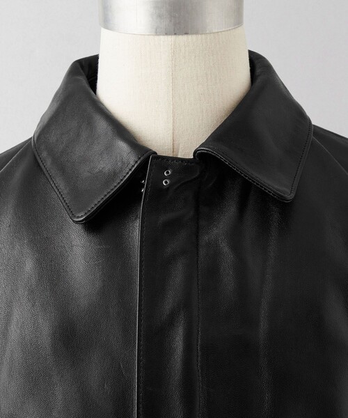 LOEFF＞ラムレザー フライトジャケット UNISEX（ブルゾン）｜LOEFF