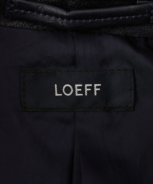 LOEFF（ロエフ）の「＜LOEFF＞ラムレザー フライトジャケット UNISEX（ブルゾン・レディース・ネイビー/ブラック/オリーブ・0/2/1/00）」の19枚目の写真