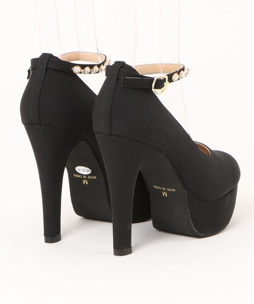 Parade（パレード）の「【厚底】パールストラップハイヒールパンプス　6565-WK（パンプス・レディース・ブラック/ホワイト/ネイビー・M/S/L/LL）」の4枚目の写真