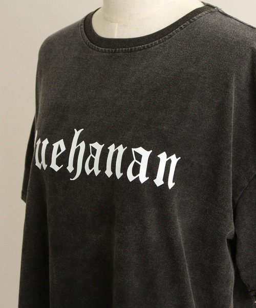 Diable baiser（ディアブルベーゼ）の「ビッグシルエットUSED風Tシャツ 【オーバーサイズ】【ロング丈】（Tシャツ/カットソー・レディース・ブラック系その他/ブラック・FREE）」の12枚目の写真