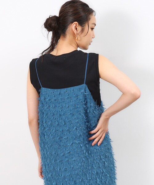 OPAQUE.CLIP(オペークドットクリップ)の「◆《Oggi掲載》リブノースリーブカットソー【洗濯機洗い可】(Tシャツ/カットソー・レディース・ブラウン系3/ブラウン系その他/ブラック/ホワイト・40/38)」の12枚目の写真