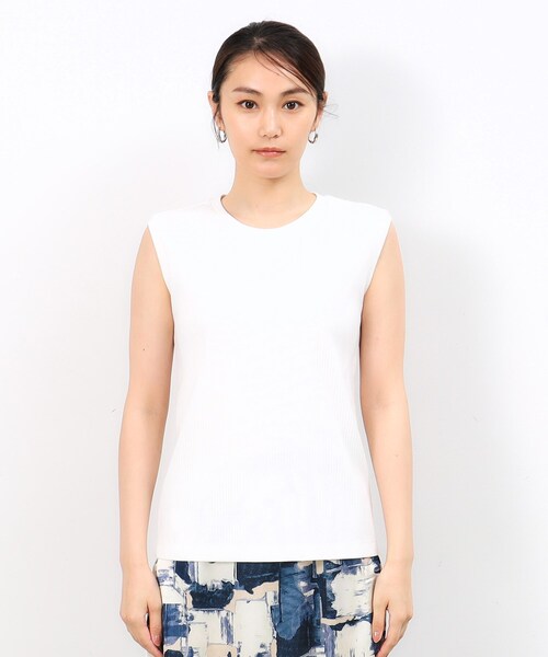 OPAQUE.CLIP(オペークドットクリップ)の「◆《Oggi掲載》リブノースリーブカットソー【洗濯機洗い可】(Tシャツ/カットソー・レディース・ブラウン系3/ブラウン系その他/ブラック/ホワイト・40/38)」の19枚目の写真