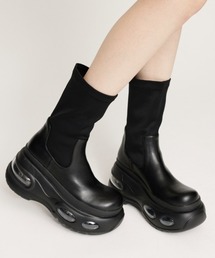 SLY（スライ）の「LEOPARD POINTED TOE S/BOOTS（ブーツ）」 - WEAR