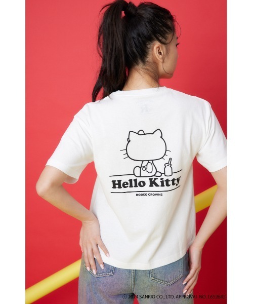 RODEO CROWNS WIDE BOWL(ロデオクラウンズワイドボウル)の「(HK)VINTAGE KITTY Tシャツ(Tシャツ/カットソー・レディース・オフホワイト/ブルー/レッド/チャコールグレー・FREE)」の18枚目の写真