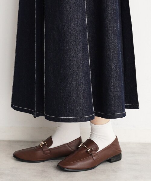 THE SHOP TK （ザ ショップ ティーケー ）の「◆デニムステッチジャンスカ/親子リンク（ワンピース・レディース・ブルー系その他/ブラック・11/12/13）」の4枚目の写真