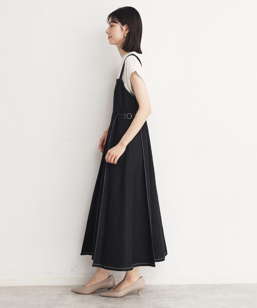 THE SHOP TK （ザ ショップ ティーケー ）の「◆デニムステッチジャンスカ/親子リンク（ワンピース・レディース・ブルー系その他/ブラック・11/12/13）」の18枚目の写真