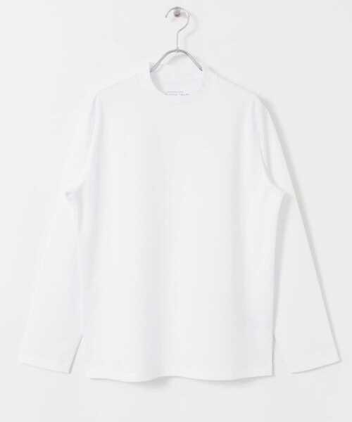 URBAN RESEARCH DOORS（アーバンリサーチドアーズ）の「『抗菌/防臭』LIFE STYLE TAILOR　シルケットポンチストレッチ長袖Tシャツ（シャツ/ブラウス・メンズ・ブルー系その他/ホワイト/チャコールグレー・MEDIUM/LARGE）」の19枚目の写真