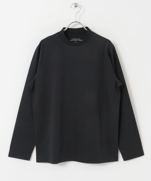 URBAN RESEARCH DOORS（アーバンリサーチドアーズ）の「『抗菌/防臭』LIFE STYLE TAILOR　シルケットポンチストレッチ長袖Tシャツ（シャツ/ブラウス・メンズ・ブルー系その他/ホワイト/チャコールグレー・MEDIUM/LARGE）」の20枚目の写真