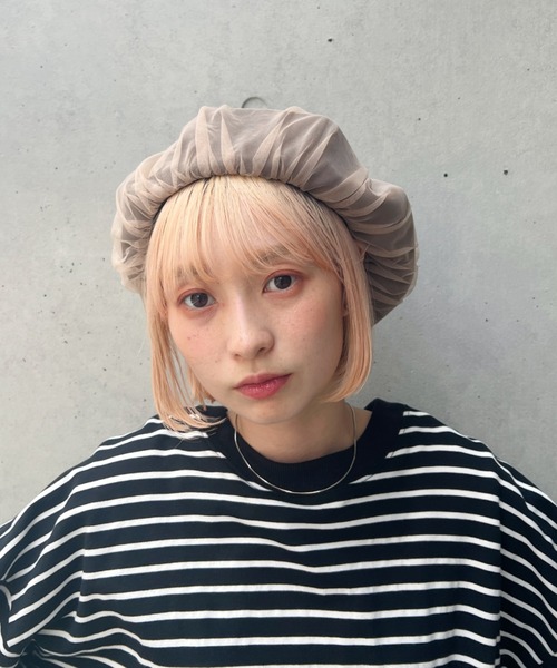 セール】チュールベレー帽（ハンチング/ベレー帽）｜SOLLON.（ソルロン