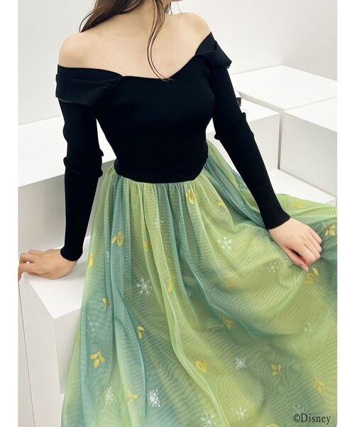 新品　マーキュリーデュオ　アナと雪の女王　アナ　mercuryduo MERCURYDUO ワンピース 「ディズニーコレクション」アナと雪の