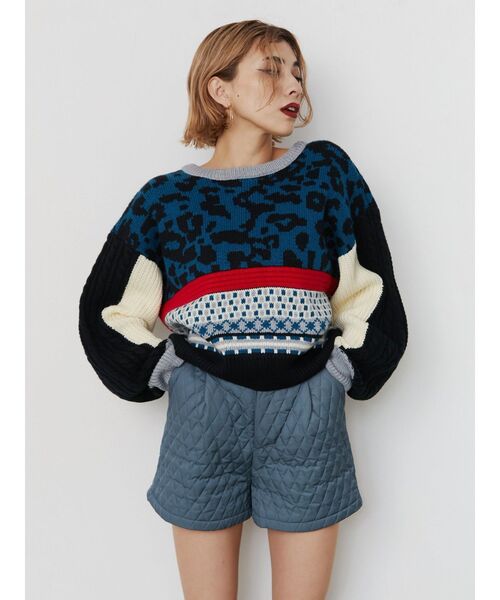 【セール】ワンポイントキルティングショートパンツ【セットアップ着用可能】（その他パンツ）｜EVRIS（エヴリス）