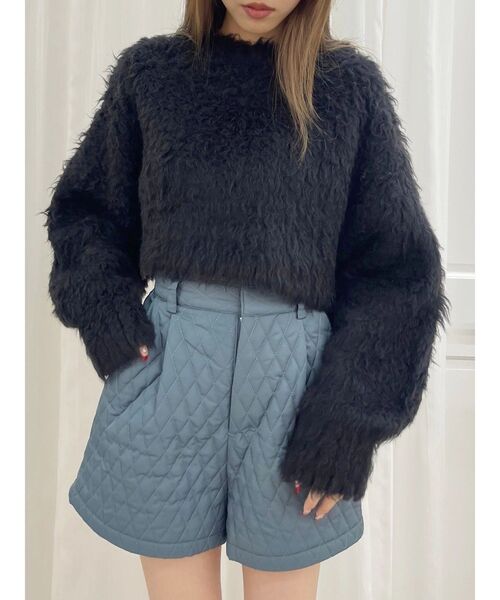 【セール】ワンポイントキルティングショートパンツ【セットアップ着用可能】（その他パンツ）｜EVRIS（エヴリス）