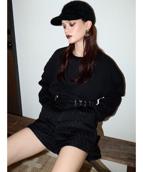 【セール】ワンポイントキルティングショートパンツ【セットアップ着用可能】（その他パンツ）｜EVRIS（エヴリス）