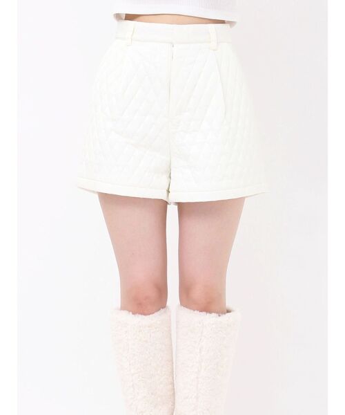 【セール】ワンポイントキルティングショートパンツ【セットアップ着用可能】（その他パンツ）｜EVRIS（エヴリス）