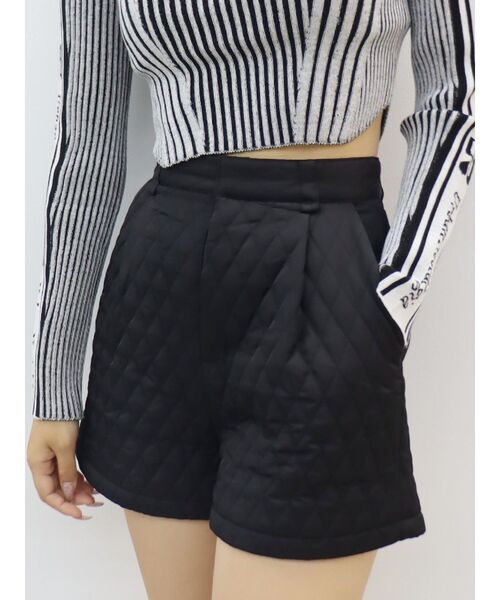 【セール】ワンポイントキルティングショートパンツ【セットアップ着用可能】（その他パンツ）｜EVRIS（エヴリス）