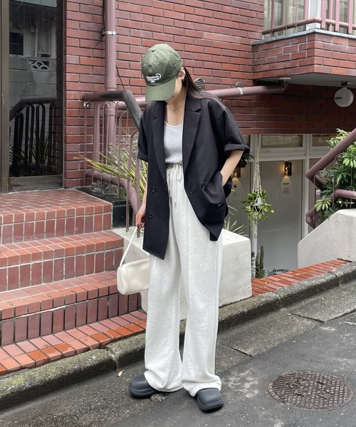 COLONY 2139(コロニートゥーワンスリーナイン)の「WEB・一部店舗限定 / ドロストスウェットパンツ(スウェットパンツ・レディース・アイボリー/ブラック/チャコールグレー/グレー・FREE)」の12枚目の写真