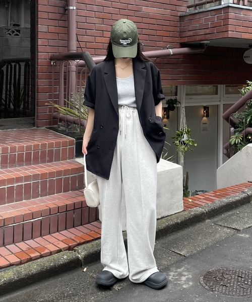 COLONY 2139(コロニートゥーワンスリーナイン)の「WEB・一部店舗限定 / ドロストスウェットパンツ(スウェットパンツ・レディース・アイボリー/ブラック/チャコールグレー/グレー・FREE)」の13枚目の写真