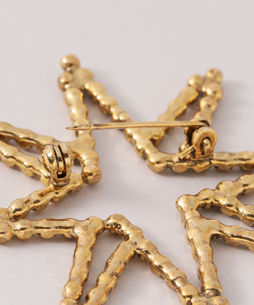 アクセサリー ADER bijoux CUTSTEEL star brooch ADER.bijoux(アデル ビジュー)｜CUTSTEEL スターブローチ
