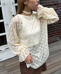 CIAOPANIC | キャンディースリーブレースブラウス(シャツ/ブラウス)