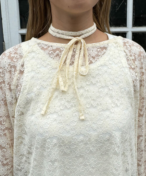 CIAOPANIC（チャオパニック）の「キャンディースリーブレースブラウス（シャツ/ブラウス・レディース・ブラック/ホワイト/レッド・FREE）」の22枚目の写真