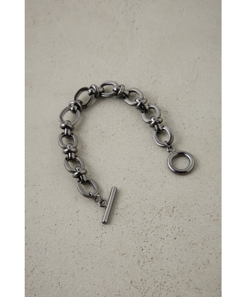 AZUL by moussy(アズールバイマウジー)の「ランダムチェーンブレスレット(ブレスレット・メンズ・シルバー/ブラック・FREE)」の10枚目の写真