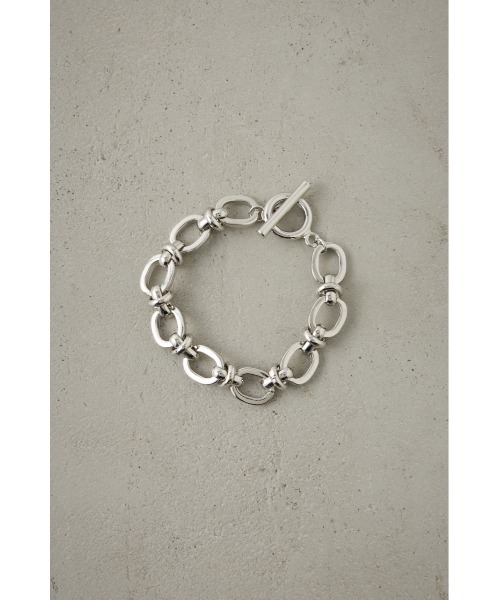 AZUL by moussy(アズールバイマウジー)の「ランダムチェーンブレスレット(ブレスレット・メンズ・シルバー/ブラック・FREE)」の6枚目の写真