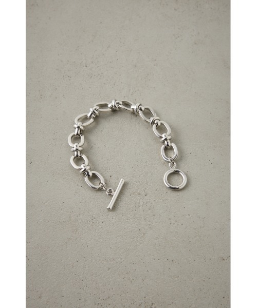 AZUL by moussy(アズールバイマウジー)の「ランダムチェーンブレスレット(ブレスレット・メンズ・シルバー/ブラック・FREE)」の4枚目の写真