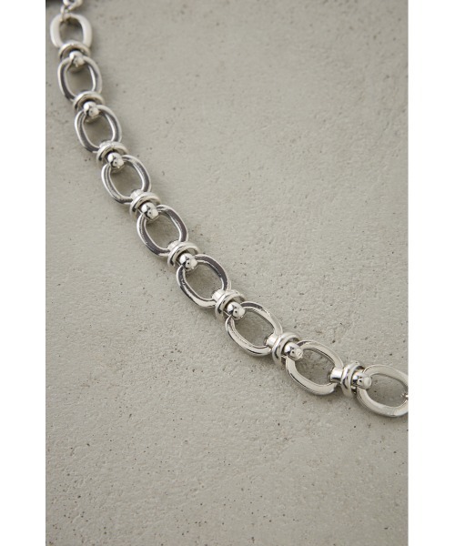AZUL by moussy(アズールバイマウジー)の「ランダムチェーンブレスレット(ブレスレット・メンズ・シルバー/ブラック・FREE)」の3枚目の写真