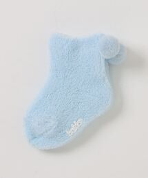 hakka baby（ハッカベビー）の「[ベビー]ボンボン付きパイルソックス（ソックス/靴下）」