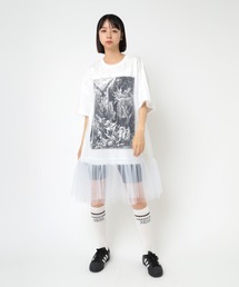 RNA | M2301 チュールワンピレイヤードＢＩＧ　Ｔ(Tシャツ/カットソー)