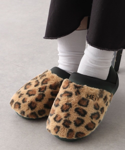 LEPSIM(レプシィム)の「【MEI】MOC SHOES/モックシューズ(ファー) 143318(その他シューズ・レディース・グレー/レオパード/ブラック・LARGE/MEDIUM)」の1枚目の写真