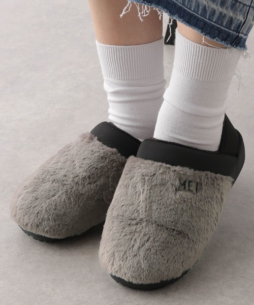 LEPSIM(レプシィム)の「【MEI】MOC SHOES/モックシューズ(ファー) 143318(その他シューズ・レディース・グレー/レオパード/ブラック・LARGE/MEDIUM)」の3枚目の写真