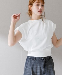URBAN RESEARCH ROSSO WOMEN | タックフォルムスウェットプルオーバー(Tシャツ/カットソー)