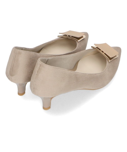 WA ORiental TRaffic(ダブルエーオリエンタルトラフィック)の「2wayスクエアモチーフヒールパンプス 42305(パンプス・レディース・ベージュ/ブラック/ブルー・34/35/36/37/38/39/40/41/42/33/43)」の6枚目の写真