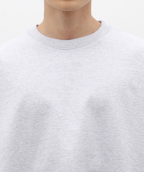 markaware(マーカウェア)の「MARKAWARE (マーカウェア) HUGE SWEAT A24C09CS01C(Tシャツ/カットソー・メンズ・パープル/ライトグレー/ブラック・2/1)」の8枚目の写真