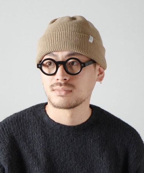 RACAL（ラカル）の「【Racal】2Way ニットキャップ Two-Way Knit Cap RL-24-1352（ニットキャップ/ビーニー・メンズ・グレー/オリーブ/オレンジ/ブラウン/ベージュ/ブラック/アイボリー・FREE）」の6枚目の写真