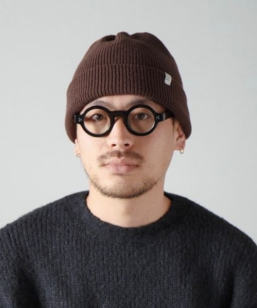 RACAL（ラカル）の「【Racal】2Way ニットキャップ Two-Way Knit Cap RL-24-1352（ニットキャップ/ビーニー・メンズ・グレー/オリーブ/オレンジ/ブラウン/ベージュ/ブラック/アイボリー・FREE）」の5枚目の写真