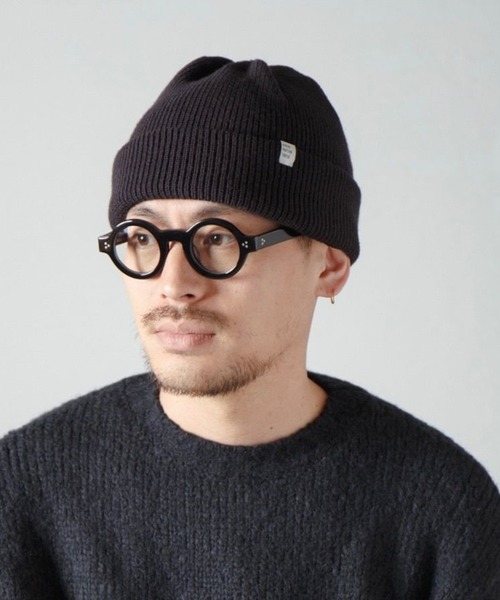 RACAL（ラカル）の「【Racal】2Way ニットキャップ Two-Way Knit Cap RL-24-1352（ニットキャップ/ビーニー・メンズ・グレー/オリーブ/オレンジ/ブラウン/ベージュ/ブラック/アイボリー・FREE）」の3枚目の写真