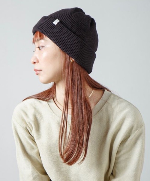 RACAL（ラカル）の「【Racal】2Way ニットキャップ Two-Way Knit Cap RL-24-1352（ニットキャップ/ビーニー・メンズ・グレー/オリーブ/オレンジ/ブラウン/ベージュ/ブラック/アイボリー・FREE）」の12枚目の写真