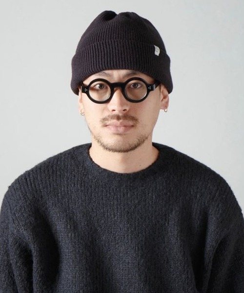 RACAL（ラカル）の「【Racal】2Way ニットキャップ Two-Way Knit Cap RL-24-1352（ニットキャップ/ビーニー・メンズ・グレー/オリーブ/オレンジ/ブラウン/ベージュ/ブラック/アイボリー・FREE）」の8枚目の写真