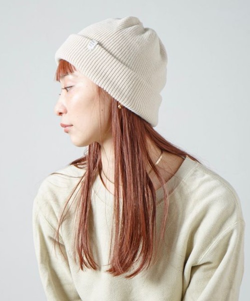 RACAL（ラカル）の「【Racal】2Way ニットキャップ Two-Way Knit Cap RL-24-1352（ニットキャップ/ビーニー・メンズ・グレー/オリーブ/オレンジ/ブラウン/ベージュ/ブラック/アイボリー・FREE）」の17枚目の写真